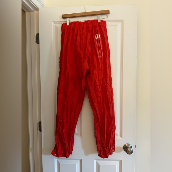 Adidas x Alexander Wang Orange Windbreaker Pants in Medium - Picture 4 of 5